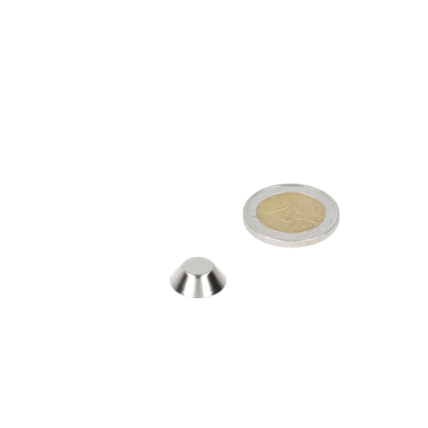 Neodymium – Conische magneet – 15 x 8 x 5 mm – N50 – NiCuNi