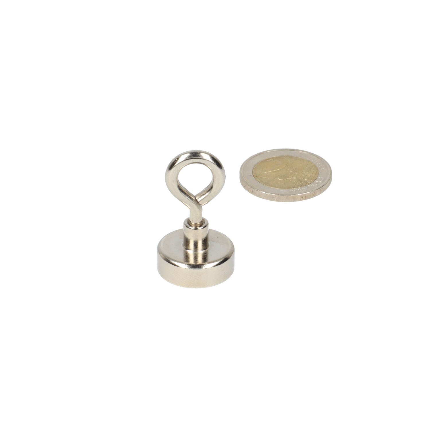 Neodym – Ösenmagnet – 20 x 8 x 6 mm – N40 – Stahltopf – NiCuNi