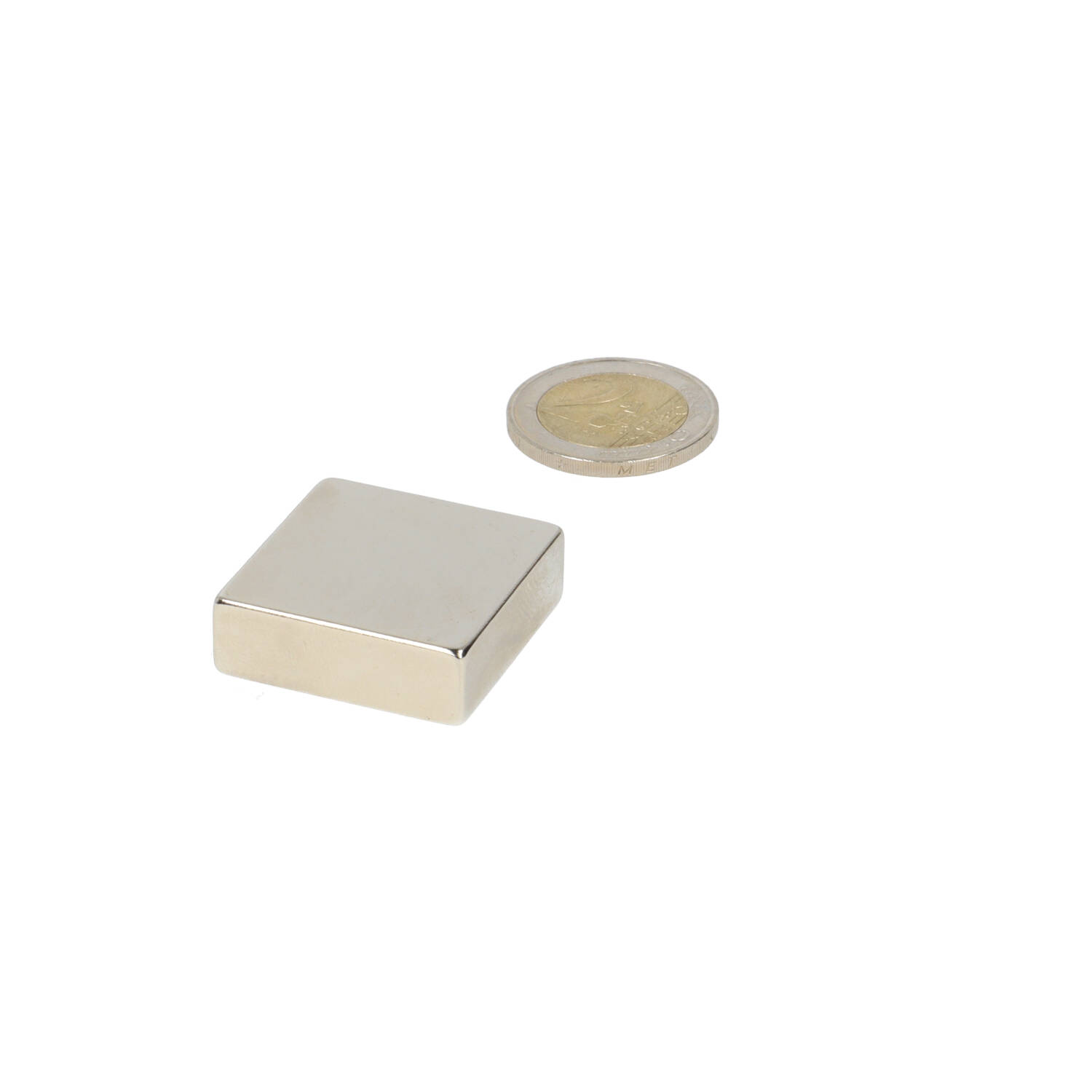 Neodym Quader-Magnet 30 x 30 x 10 mm (N45) – NiCuNi
