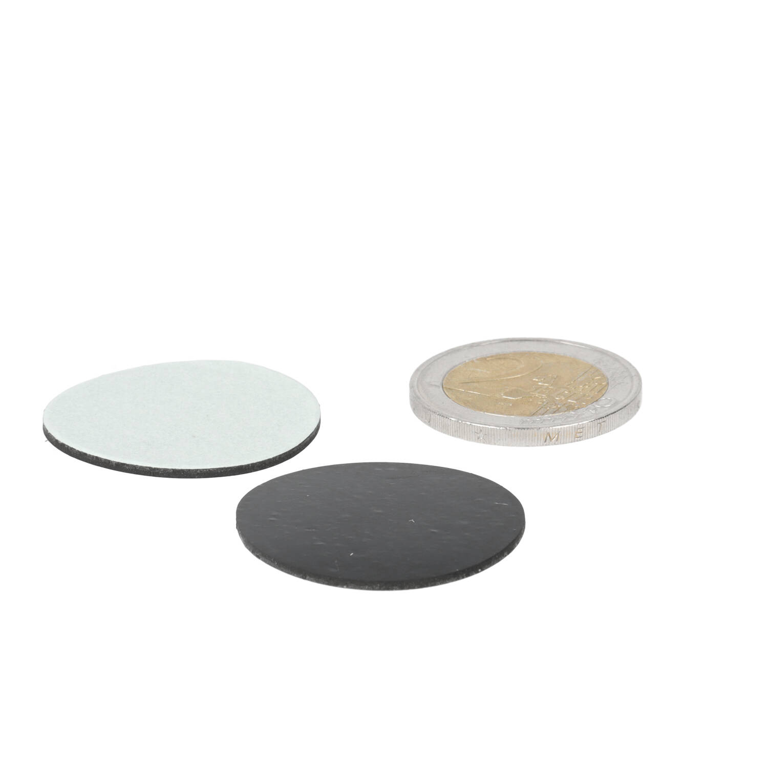 Gummien Schutzscheibe – selbstklebend – ⌀30 mm – für magneten – Gummi