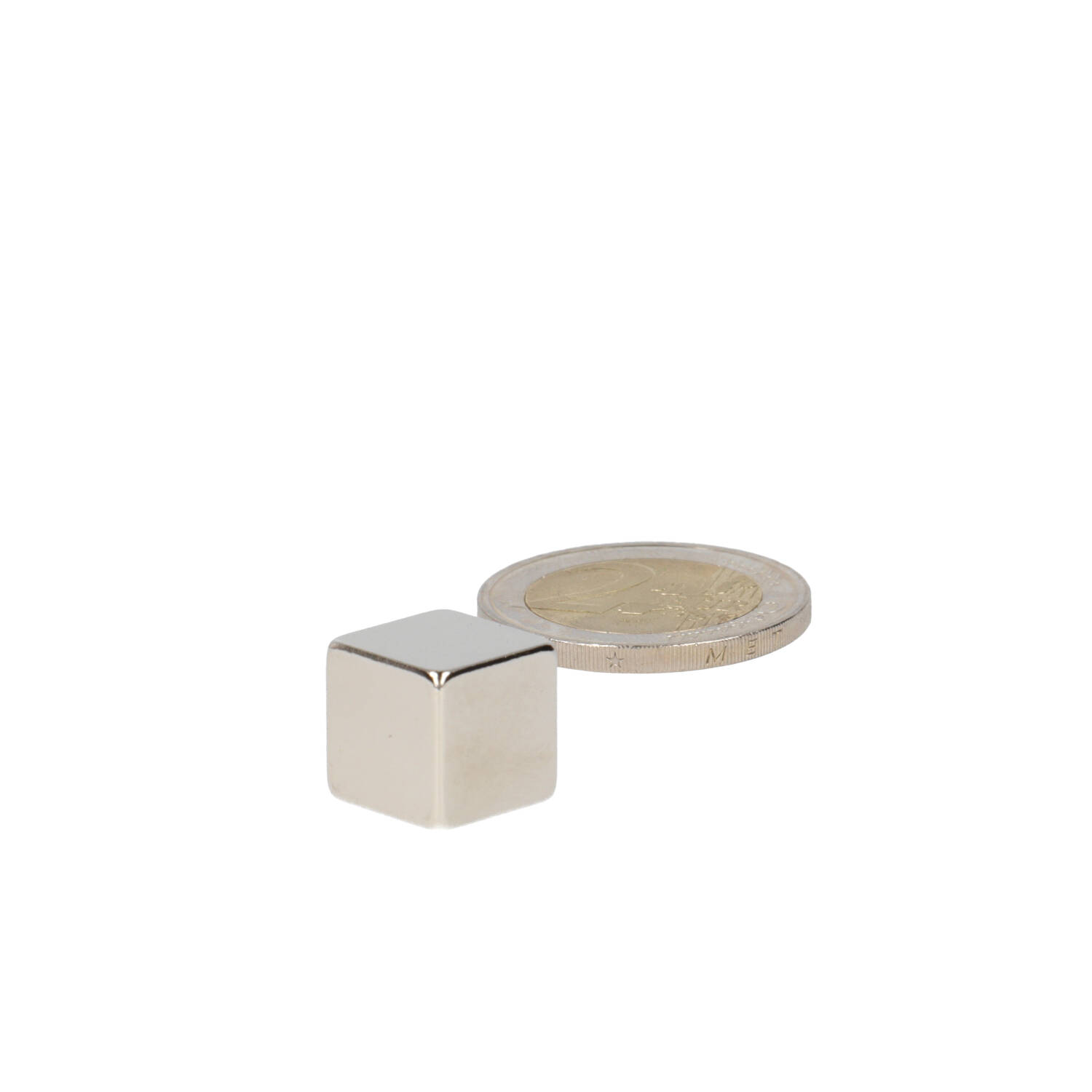 Neodym Würfelmagnet 12 x 12 x 12 mm (N45) – NiCuNi