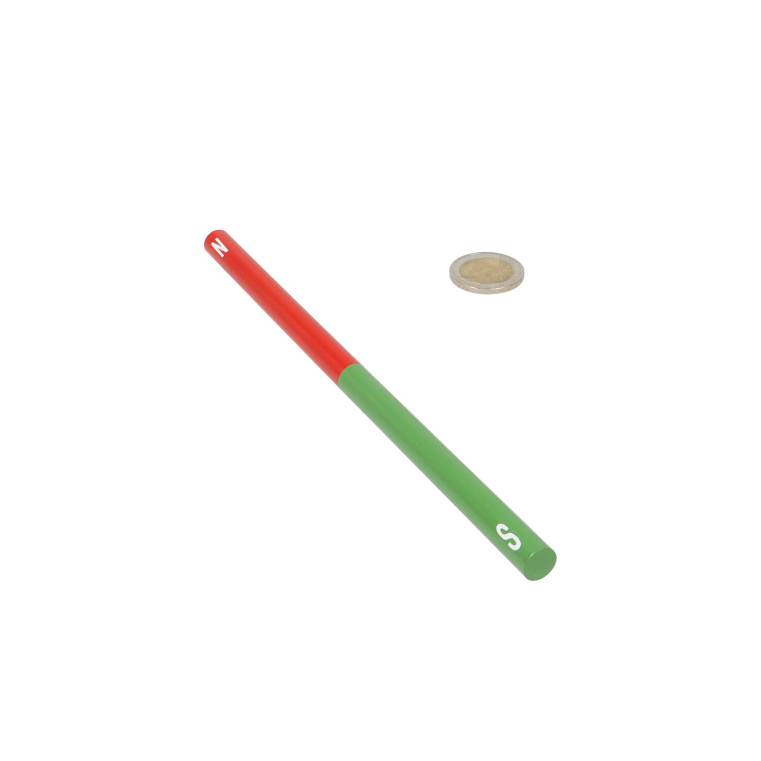 Neodym Stabmagnet Ø10 x 200 mm, N48 HT, vernickelt (NiCuNi)